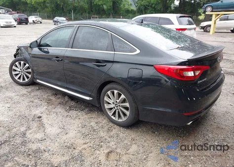 2016 Hyundai Sonata Sport z USA, uszkodzony, nr VIN 5NPE34AF7GH261761